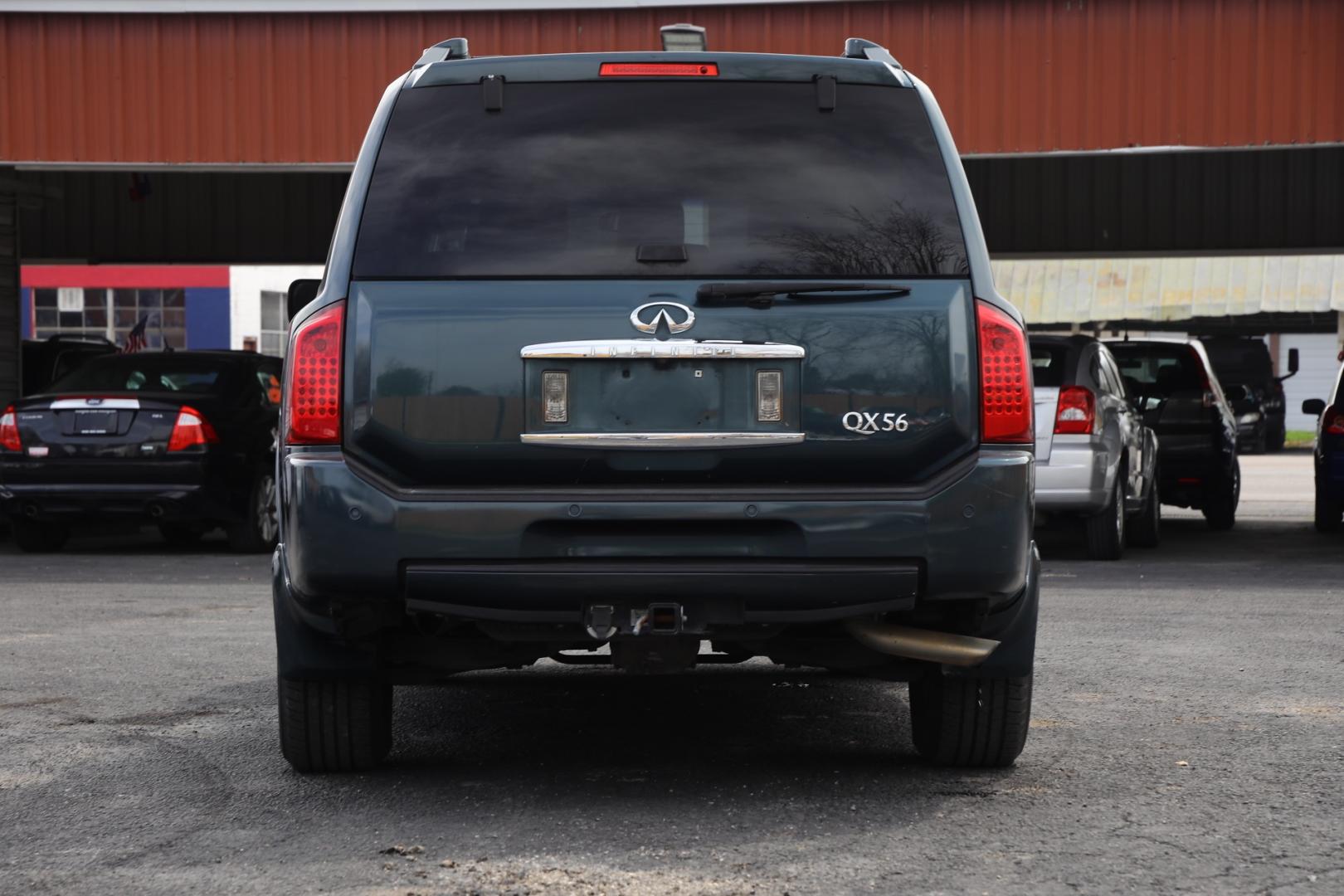 2005 GREEN INFINITI QX56 RWD (5N3AA08A15N) with an 5.6L V8 DOHC 32V engine, 5-SPEED AUTOMATIC transmission, located at 420 E. Kingsbury St., Seguin, TX, 78155, (830) 401-0495, 29.581060, -97.961647 - Photo#5